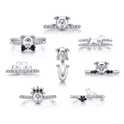 Fragrant Jewels Pitbull - Furry Friends Collection - Jewel Candle Jewel Candle White Smoke Ring / 5,Ring / 6,Ring / 7,Ring / 8,Ring / 9,Ring / 10