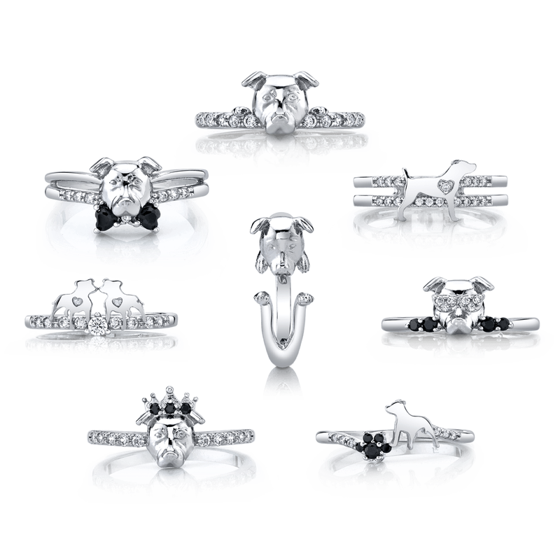 Fragrant Jewels Pitbull - Furry Friends Collection - Jewel Candle Jewel Candle White Smoke Ring / 5,Ring / 6,Ring / 7,Ring / 8,Ring / 9,Ring / 10