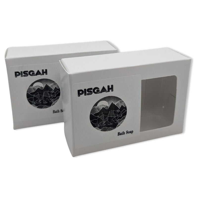Murphy and McNeil Pisgah Bar Soap - by Murphy and McNeil / Black Mountain Shaving Bath Soap Light Slate Gray Two Bars (5.0oz x 2)