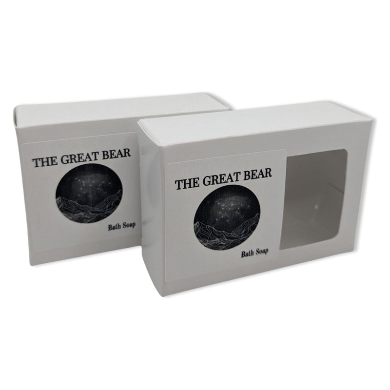 Murphy and McNeil The Great Bear Bar Soap - by Murphy and McNeil / Black Mountain Shaving Bath Soap Dark Gray Two Bars (5.0oz x 2)