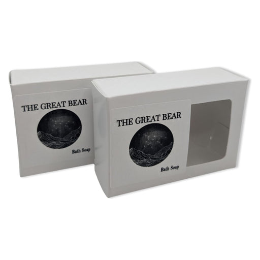 Murphy and McNeil The Great Bear Bar Soap - by Murphy and McNeil / Black Mountain Shaving Bath Soap Dark Gray Two Bars (5.0oz x 2)