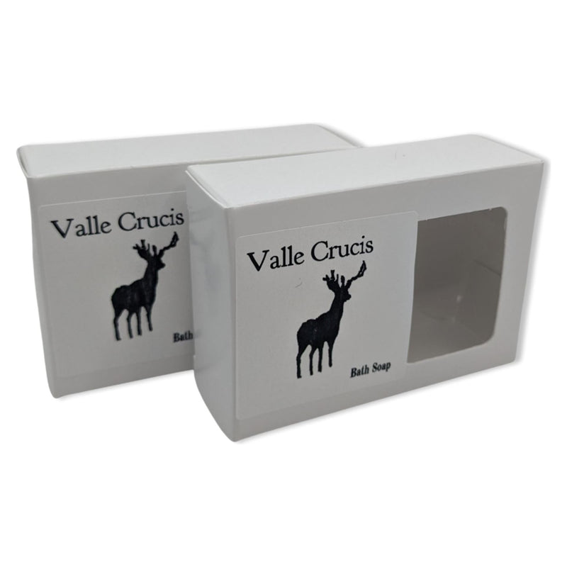 Murphy and McNeil Valle Crucis Bar Soap - by Murphy and McNeil / Black Mountain Shaving Bath Soap Dark Gray Two Bars (5.0oz x 2)