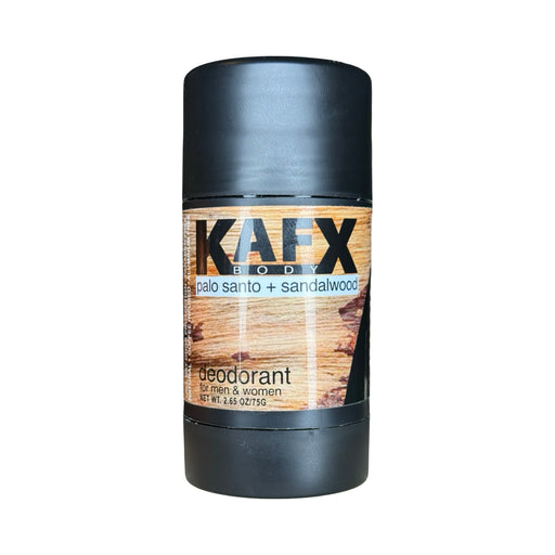 KAFX Body Palo Santo + Sandalwood Coffee-Infused Natural Deodorant – Rustic & Woodsy Deodorant Light Steel Blue
