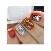 UberChic Beauty Pizza My Heart Stamping Plate Rosy Brown