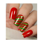 UberChic Beauty Plaid Freestyle Stamping Plate Rosy Brown