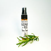 Rooted Earth Farm + Apothecary Rose + Rosemary Face Toner Face Toners White Smoke 1 oz,2 oz,4 oz