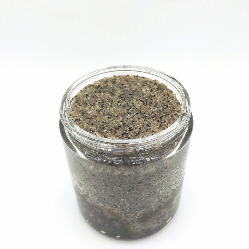 Rooted Earth Farm + Apothecary Coffee Sugar Body Scrub Face Masks + Scrubs White Smoke 4 oz,8 oz