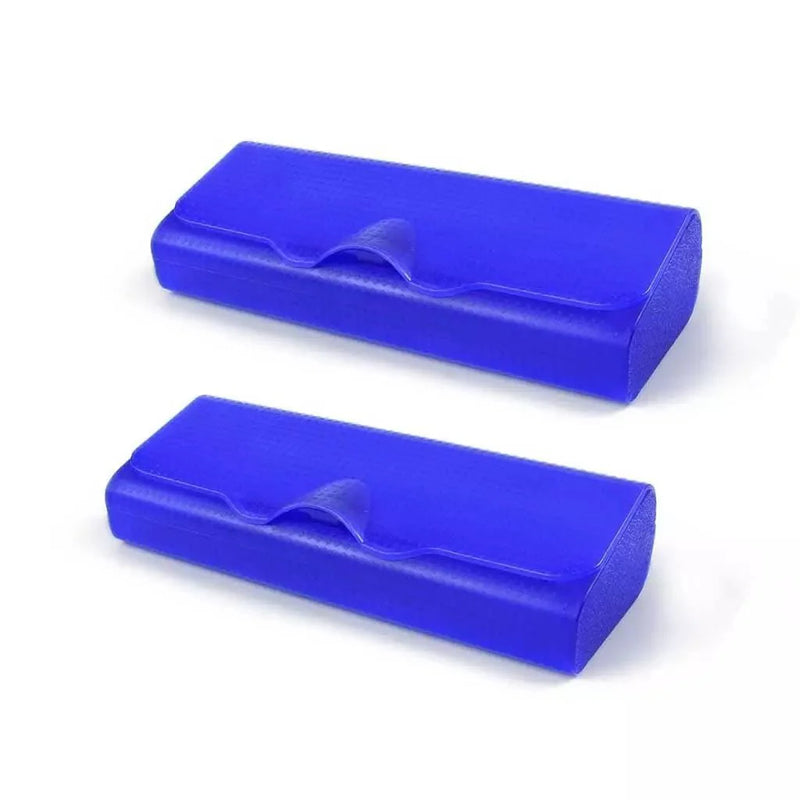 eyekeeper.com Plastic Case for Reading Glasses Blue S3 Eyewear Cases & Holders White Smoke 2pcs