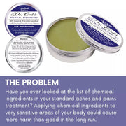 COLEHERBALS LLC 24 - Dr. Cole’s P.M. Pain Herbal Balm Herbal White Smoke