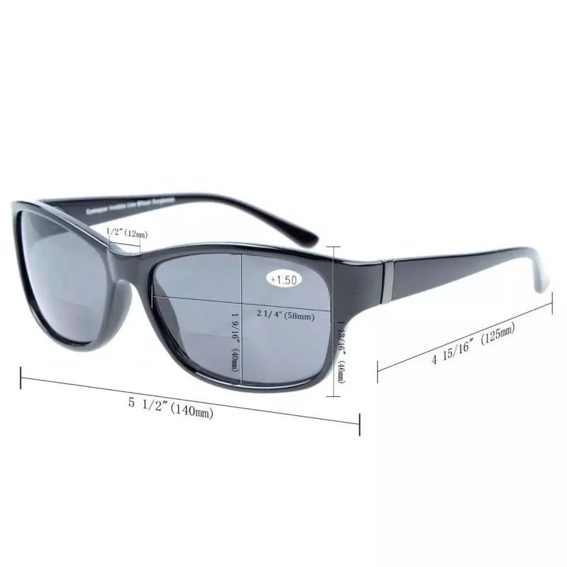 eyekeeper.com Polarized Bifocal Reading Sunglasses Chic Sunshine Readers PGSG821 Sunglasses White Smoke Black / +1.00,Black / +1.50,Black / +2.00,Black / +2.50,Black / +3.00,Black / +3.50,Tortoise / +1.00,Tortoise / +1.50,Tortoise / +2.00,Tortoise / +2.50,Tortoise / +3.00,Tortoise / +3.50