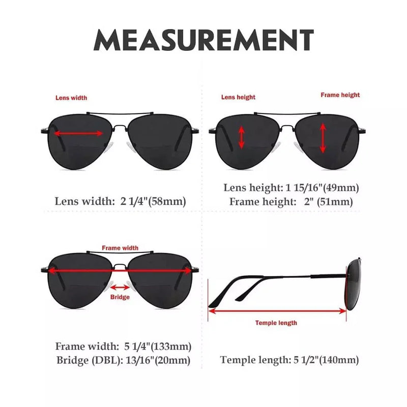 eyekeeper.com Polarized Bifocal Sunglasses Pilot Style Readers PGSG1804 Sunglasses White Smoke Black / +2.50,Gunmetal / +2.50,Gunmetal / +3.00,Silver / +1.50,Silver / +2.00,Silver / +2.50,Silver / +3.00,Brown / +1.50,Brown / +2.00,Brown / +2.50,Brown / +3.00,Gold Brown / +2.50