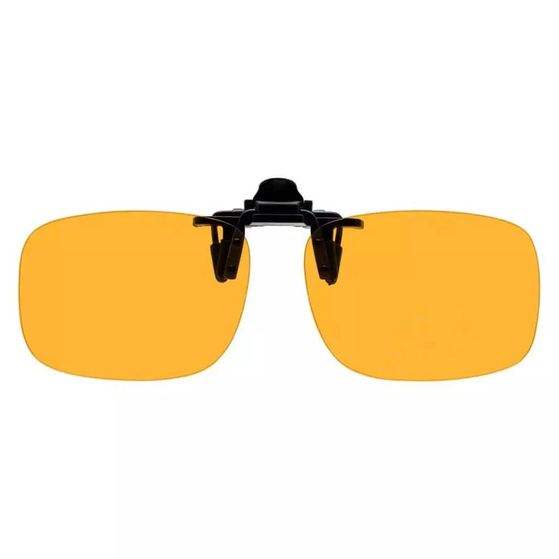 eyekeeper.com Polarized Clip on Flip up Night Driving Glasses JQ3 (58MMX40MM) Sunglasses Goldenrod Yellow