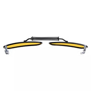 eyekeeper.com 3 Pack Polarized Clip on Night Vision Driving Glasses C60 (58MMx38MM) Sunglasses White Smoke Yellow-3pcs