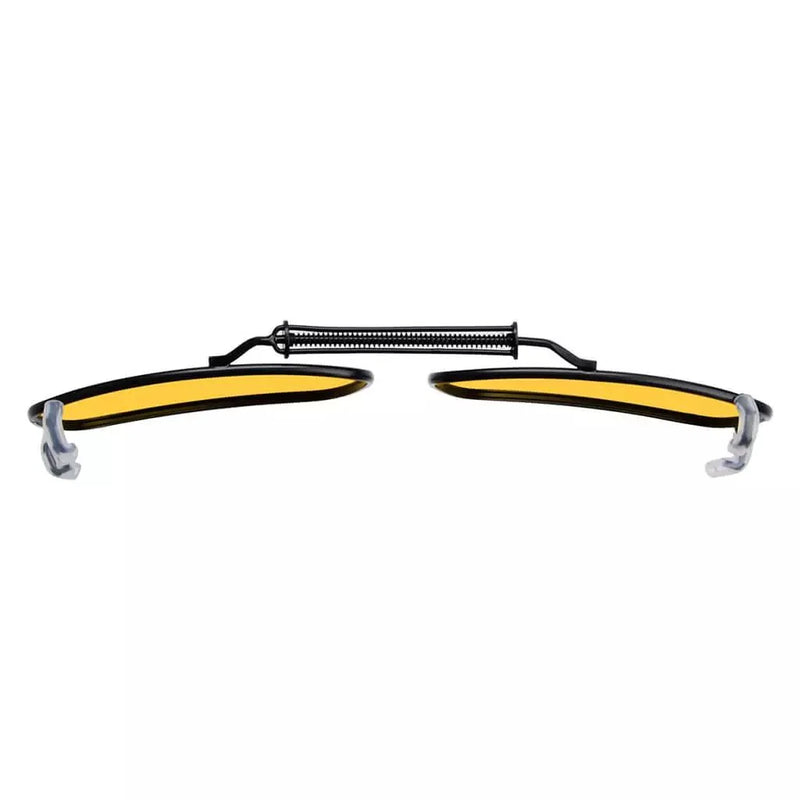eyekeeper.com 3 Pack Polarized Clip on Night Vision Driving Glasses C60 (58MMx38MM) Sunglasses White Smoke Yellow-3pcs