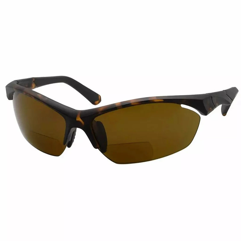 eyekeeper.com Polarized Reading Sunglasses Half Rim Sport Bifocal Readers PGSG902 Sunglasses White Smoke Matte Tortoise / +1.50,Matte Tortoise / +2.00,Matte Tortoise / +2.50,Matte Tortoise / +3.00
