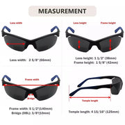eyekeeper.com Polarized Reading Sunglasses Half Rim Sport Bifocal Readers PGSG902 Sunglasses White Smoke Matte Tortoise / +1.50,Matte Tortoise / +2.00,Matte Tortoise / +2.50,Matte Tortoise / +3.00,Matte Clear / +1.50,Matte Clear / +2.00,Matte Clear / +2.50,Matte Clear / +3.00,Black Blue / +1.50,Black Blue / +2.00,Black Blue / +2.50,Black Blue / +3.00,Matte B