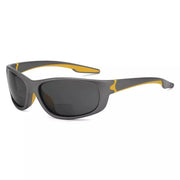 eyekeeper.com Polarized Sport Bifocal Reading Sunglasses TR90 TH6145PGSG Sunglasses White Smoke Grey / +1.50,Grey / +2.00,Grey / +2.50,Grey / +3.00