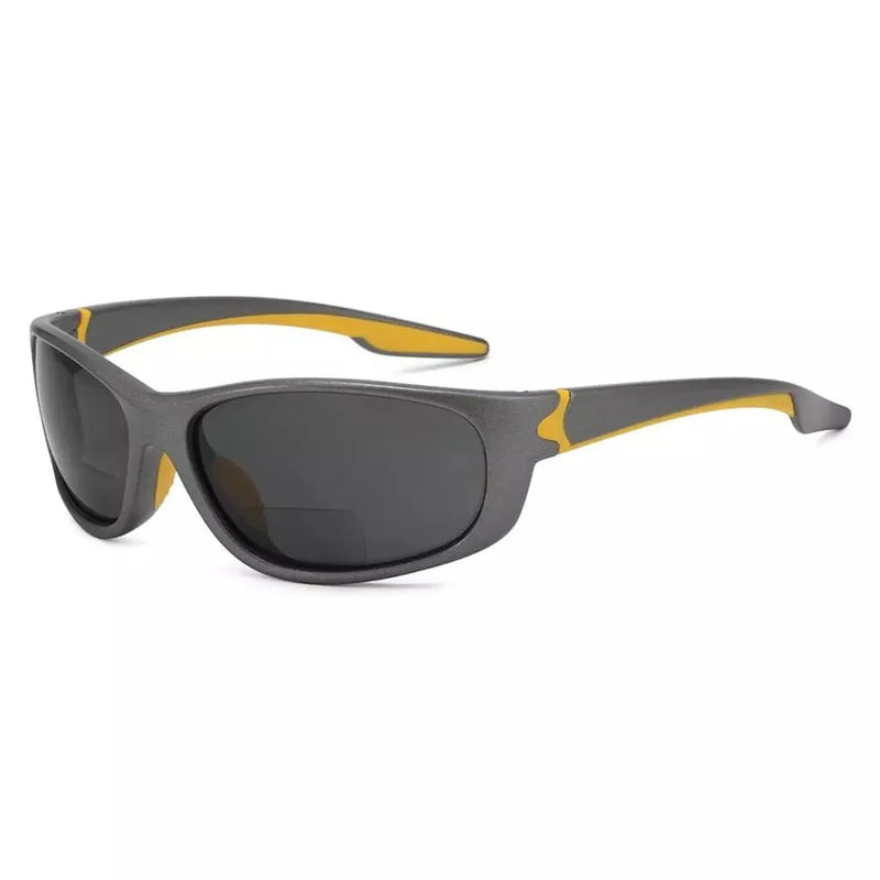 eyekeeper.com Polarized Sport Bifocal Reading Sunglasses TR90 TH6145PGSG Sunglasses White Smoke Grey / +1.50,Grey / +2.00,Grey / +2.50,Grey / +3.00