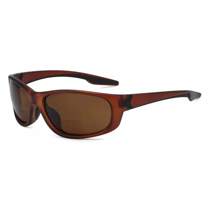 eyekeeper.com Polarized Sport Bifocal Reading Sunglasses TR90 TH6145PGSG Sunglasses White Smoke Pearly Brown / +1.50,Pearly Brown / +2.00,Pearly Brown / +2.50,Pearly Brown / +3.00