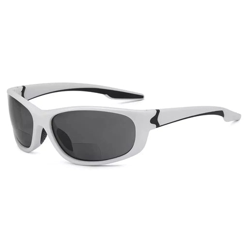 eyekeeper.com Polarized Sport Bifocal Reading Sunglasses TR90 TH6145PGSG Sunglasses White Smoke White / +1.50,White / +2.00,White / +2.50,White / +3.00