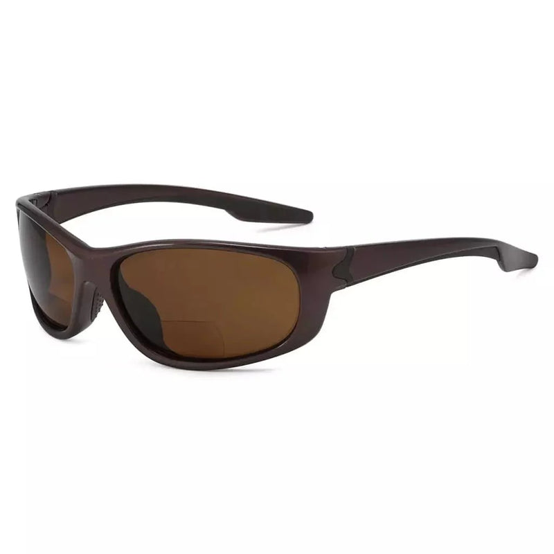 eyekeeper.com Polarized Sport Bifocal Reading Sunglasses TR90 TH6145PGSG Sunglasses White Smoke Brown / +1.50,Brown / +2.00,Brown / +2.50,Brown / +3.00,Brown / +3.50