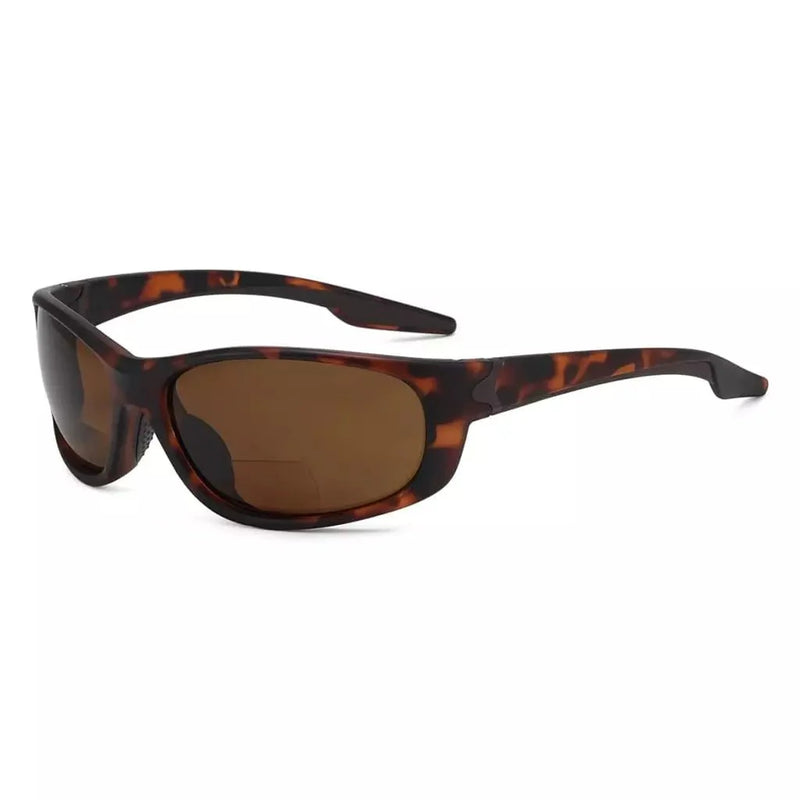 eyekeeper.com Polarized Sport Bifocal Reading Sunglasses TR90 TH6145PGSG Sunglasses White Smoke Matte Tortoise / +1.50,Matte Tortoise / +2.00,Matte Tortoise / +2.50,Matte Tortoise / +3.00