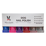 Warren London Dog Nail Polish - Polish Bottles with Brush Dog Nail Polish Light Gray Pawfectly Pink,Violet The Dogs Out Purple,Fire Hydrant Red,Bow Wow Blue,Pink Of The Glitter Sparkle Pink,Diamond In the Ruff Sparkle Silver,Set of All Six Colors