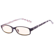 eyekeeper.com Polka Dots Patterned Reading Glasses CG908P Eyeglasses Dark Slate Gray Black Red / without magnification,Black Red / +0.75,Black Red / +1.00,Black Red / +1.50,Black Red / +1.75,Black Red / +2.25,Black Red / +2.75,Black Red / +3.00