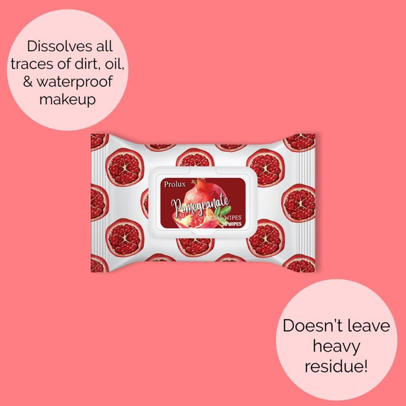 Prolux Cosmetics Facial Wipes face wipes Light Coral #3-Pomegranate