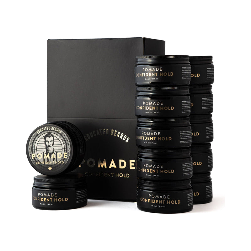 Educated Beards Educated Beards Pomade Confident Hold 86ml Hair Pomade Dark Slate Gray
