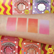 Rude Cosmetics Chupa Chups Popcorn Party Ombre Blush Blush Rosy Brown Champagne Grape,Peach Pie,Berry Blast,Tropical Punch