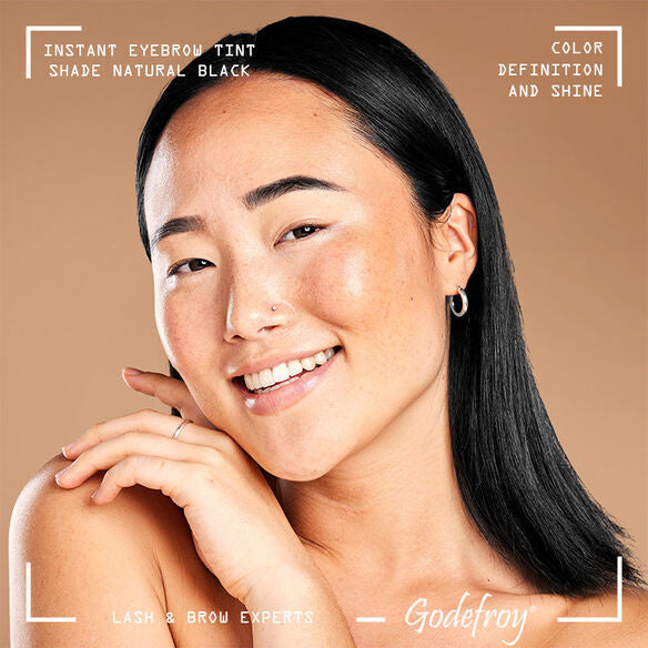 Stirling Soap Co Instant Eyebrow Tint | Natural Eyebrow Tinting Kit by Godefroy Eyebrow Tint Dark Salmon Six Applications / Natural Black,Six Applications / Dark Brown,Six Applications / Medium Brown,Six Applications / Light Brown,Three Applications / Jet Black,Three Applications / Natural Black,Three Applications / Dark Brown,Three Applications / Medium Bro