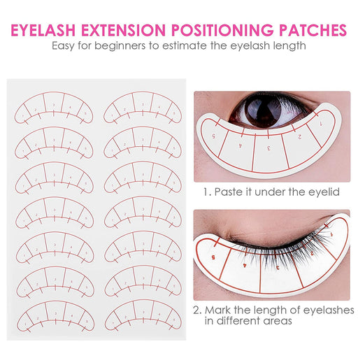 VIP Extensions Positioning Paper Tips Sticker Wraps Make Up Tools Eyelash Accessories Lavender