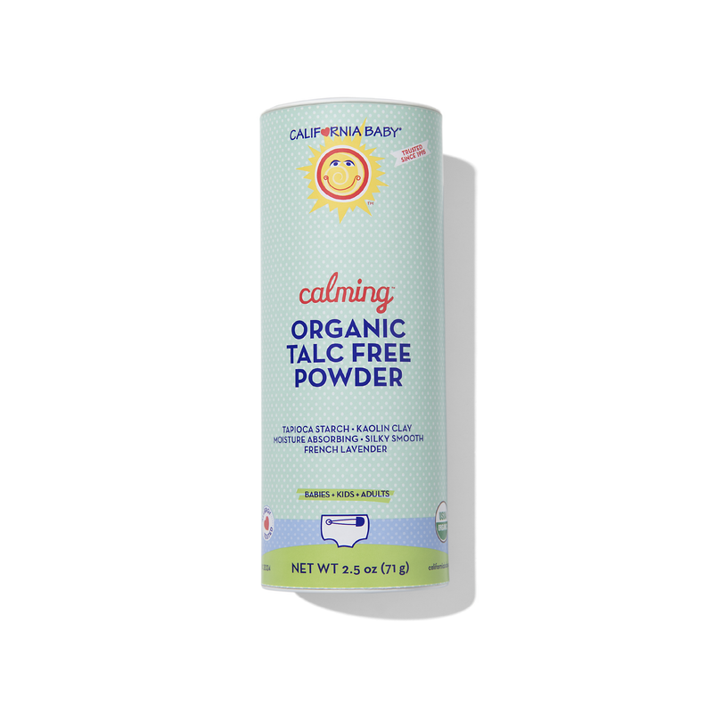 California Baby Calming™ Organic (Talc-Free) Powder Diaper Light Gray 2.5oz/71g