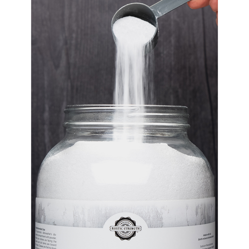 Rustic Strength Epic Washing Soda Multi-Purpose Cleaner Lavender 2 LB,5 LB,7 LB Glass Jar with Metal Cap,10 LB,20 LB,30 LB Bag-in-Box,30 LB Bucket
