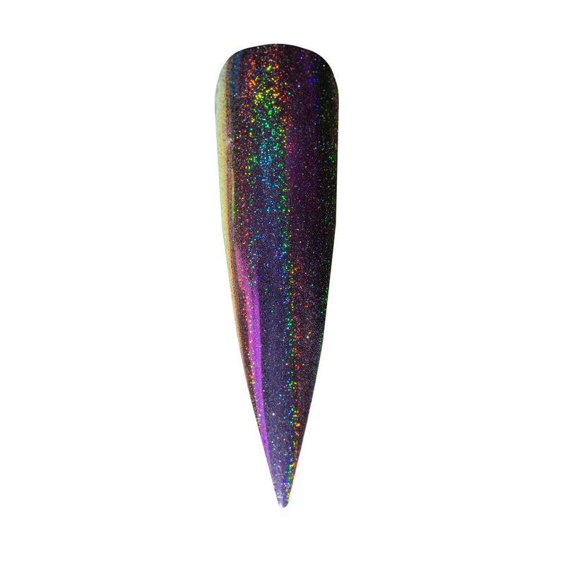 UberChic Beauty Chameleon Holographic Nail Powder: Arabian Nights Powder Dark Slate Gray