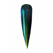 UberChic Beauty Chameleon Holographic Nail Powder: Emerald Isle Powder Dark Slate Gray