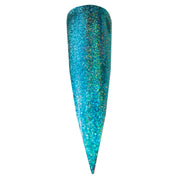 UberChic Beauty Holographic Teal Powder Dark Cyan