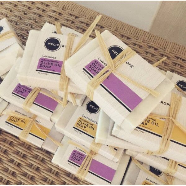 Heliotrope San Francisco Nourishing Olive Oil Soaps Soap Light Gray Cinnamon Lavender - NEW!,Basil Eucalyptus,Clove Geranium,Cedar Tangerine,Grapefruit Lemongrass,Juniper Spruce