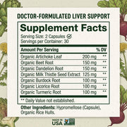 Hippie Farms Premium Liver Cleanse & Reset - Liver Detox, Bile Stimulation, Enzyme Support (AST/ALT) Vitamins & Supplements Seashell