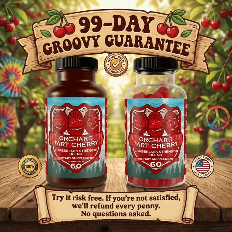 Hippie Farms Premium Tart Cherry Blend - Inflammation, Uric Acid, Sleep, Muscle Recovery Vitamins & Supplements Dark Khaki Capsules - 60 count,Capsules - 90 count,Gummies - 60 Count