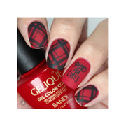 UberChic Beauty Pretty In Plaid-02 Stamping Plate Tan