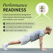 Snap Supplements Nitric Oxide Organic Beets Pre-Workout Antique White