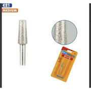 VIP Extensions Medicool Pro Bits Pedicure Nail Care White Smoke DIAMOND BIT E21 (MEDIUM GRIT)