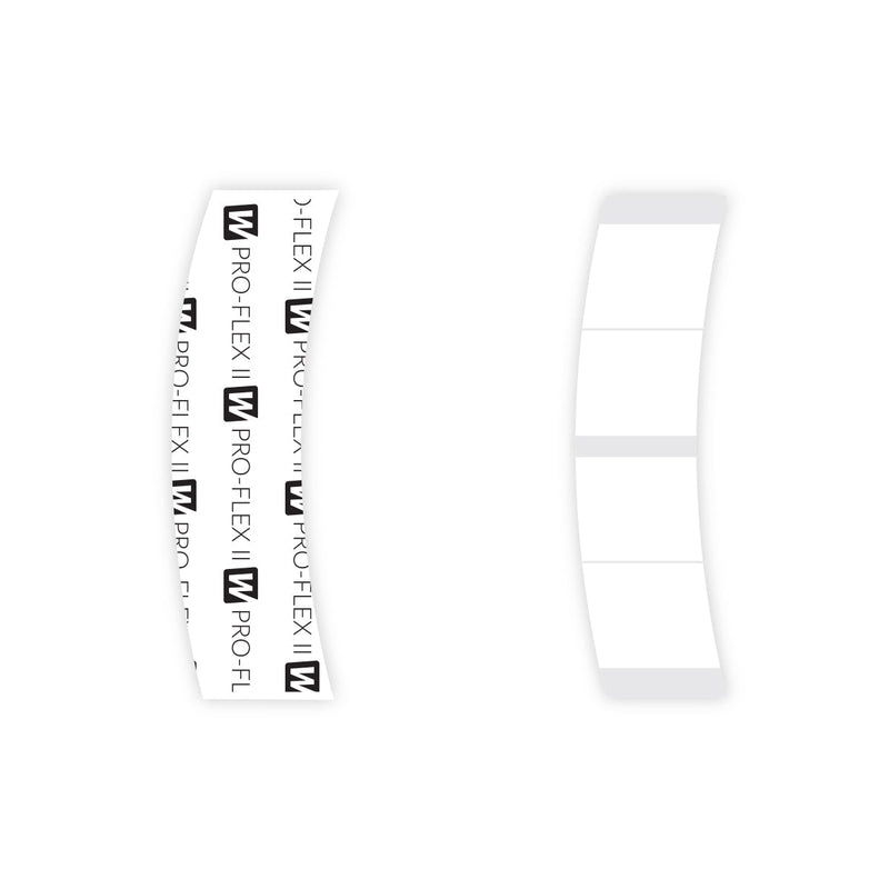 VIP Extensions PRO-FLEX II TAPE CONTOURS AND MINIS Wig Adhesive White Smoke MINI STRIPS 72PCs/Bag