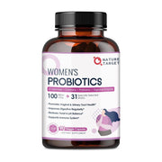 Nature Target Women’s Gut Health Probiotics, 100 Billion CFUs, 90 Veggie Capsules Probiotic White Smoke
