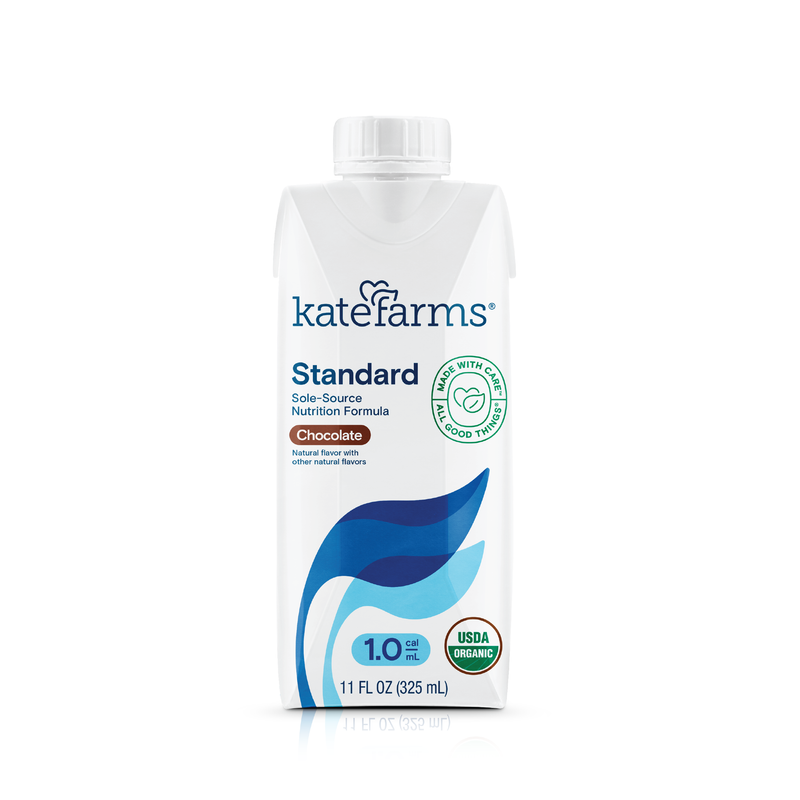 Kate Farms Organic Standard 1.0 Sole-Source Nutrition Formula – Chocolate 325 mL