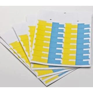 Dispill Dispill Std  Lbl 50 Genoa Ylw/Blu Label Tapes & Refill Rolls Gray