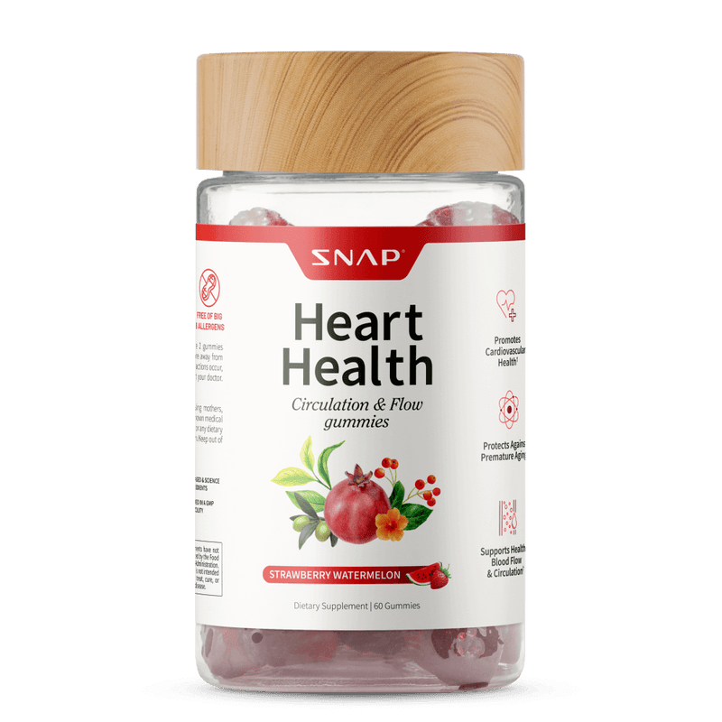 Snap Supplements Heart Health Gummies White Smoke