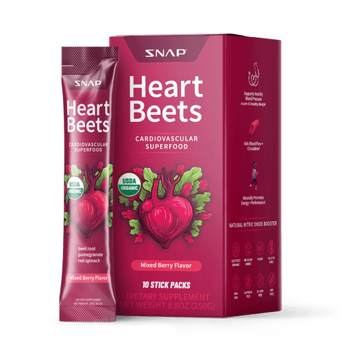 Snap Supplements Heart Beets Stick Packs Brown
